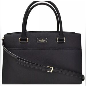 Kate Spade Grove Street Caley Satchel & Top Handle Handbag in Black